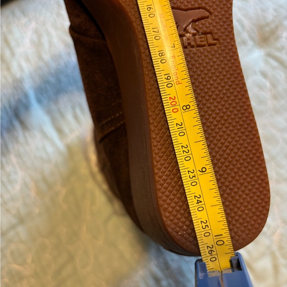 SOREL Toronto Brown Suede Wedge Boots Waterproof 8 - Picture 10 of 10